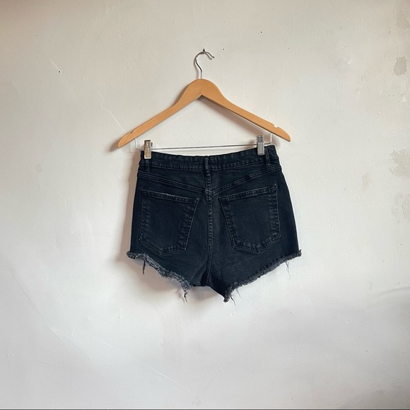 Zara | High rise denim shorts - Picture 2 of 10